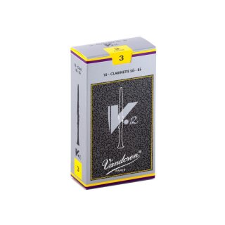 VANDOREN V12 Bl&auml;tter f&uuml;r Boehmklarinette (10er Packung) 3,0