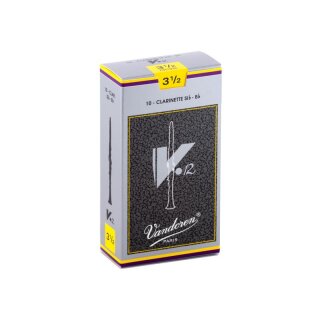 VANDOREN V12 Bl&auml;tter f&uuml;r Boehmklarinette (10er Packung) 3,5
