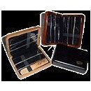 EM Blattetui f&uuml;r Klarinette 6 fach mahagoni gebeizt