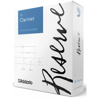 DADDARIO Organics Reserve Bl&auml;tter f&uuml;r B&ouml;hmklarinette in Bb (10er Packung) 2,5