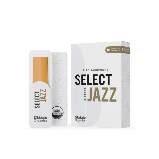 DADDARIO Organics Select Jazz Bl&auml;tter f&uuml;r Altsaxophon (10er Packung) 2 Medium filed