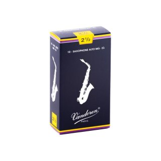 VANDOREN Traditional Bl&auml;tter f&uuml;r Altsaxophon (10er Packung) 2,5