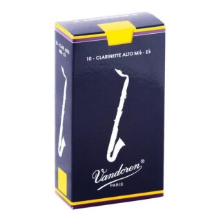 VANDOREN Traditional Bl&auml;tter f&uuml;r Altklarinette (Boehm) (10er Packung)