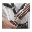 BG B10 Schultergurt/Rucksackgurt f&uuml;r Fagott, mit Metallhaken, Gr&ouml;&szlig;e: Herren