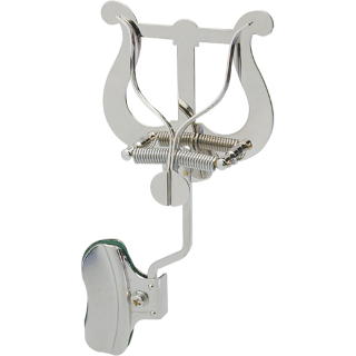 Marschgabel f&uuml;r Posaune vernickelt