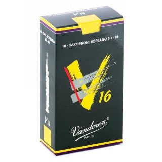 VANDOREN V16 Bl&auml;tter f&uuml;r Sopransaxophon (10er Packung)