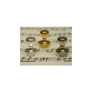 LA MUSICA mini Notenmagnet silbern (vernickelt)