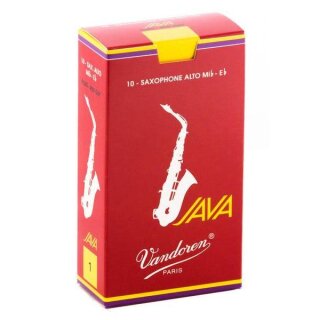 VANDOREN Java filed Red cut Bl&auml;tter f&uuml;r Altsaxophon (10er Packung)