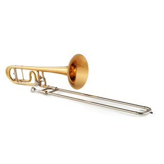 K&Uuml;HNL & HOYER Bolero "large" B-Quartposaune, Goldmessing Schallst&uuml;ck