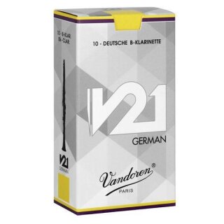 VANDOREN V21 Bl&auml;tter f&uuml;r deutsche Klarinette (10er Packung)