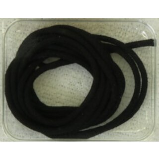 K&Ouml;LBL Blattschnur Klarinette 1,25m, schwarz, Baumwolle mit Glasfaserkern