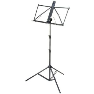 RATstands Notenpult "Scherzo" aus Aluminium, 710g, klappbar, mit Nylontasche, neues Modell mit kurzem Packma&szlig;