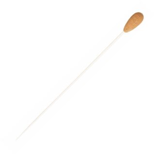 Taktstock Modell Karajan (K-Modell), Griff Kork, Stab Wei&szlig;buche, 39cm, 6 g