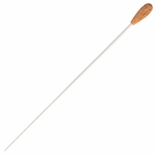 Taktstock Modell Villaret, Griff Kork, Stab Wei&szlig;buche, 40cm, 6 g