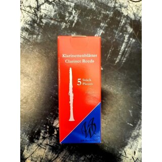 AW Reeds (Wilscher) Schnitt 429 Bl&auml;tter f&uuml;r deutsche Bassklarinette (5er Packung)
