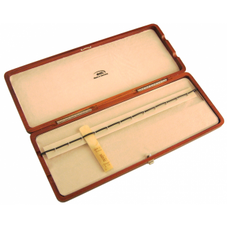 EM Blattetui f&uuml;r Klarinette 12 fach mahagoni gebeizt