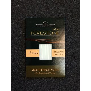 FORESTONE Bisspl&auml;ttchen f&uuml; Klarinette transparent