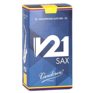 VANDOREN V21 Bl&auml;tter f&uuml;r Altsaxophon (10er Packung)