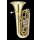 JUPITER B- Tuba JTU 1140 3/4 Gr&ouml;&szlig;e, lackiert, 4 Drehventile, Maschinenteil ausbaubar, mit Koffer und Zubeh&ouml;r