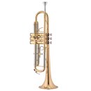 JUPITER Bb-Trompete JTR700RQ Goldmessing Mundrohr und...