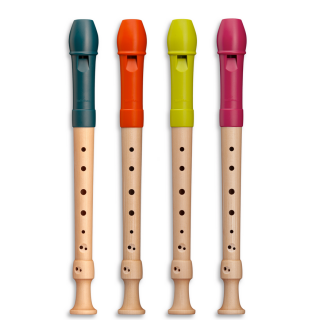 MOLLENHAUER Fipple Sopranblockfl&ouml;te Kunststoff/Holz, barocke Griffweise