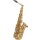 SELMER Altsaxophon Modell AXOS Goldlack, mit Gravur, Etui Axos, Mundst&uuml;ck Selmer S80 C+ B-Ware