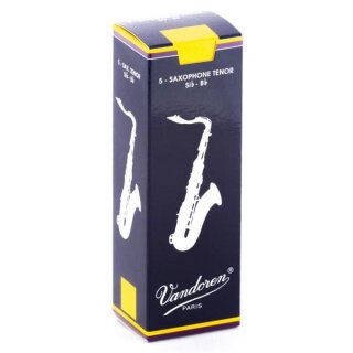 VANDOREN Traditional Bl&auml;tter f&uuml;r Tenorsaxophon (5er Packung)