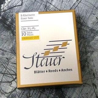 STEUER Esser Solo Bl&auml;tter f&uuml;r deutsche Klarinette (10er Packung)